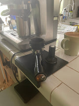 Tampmatta för espresso – flexibel med bänkkantsorganisering
