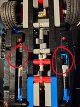 Vägghållare för LEGO Technic-bilar