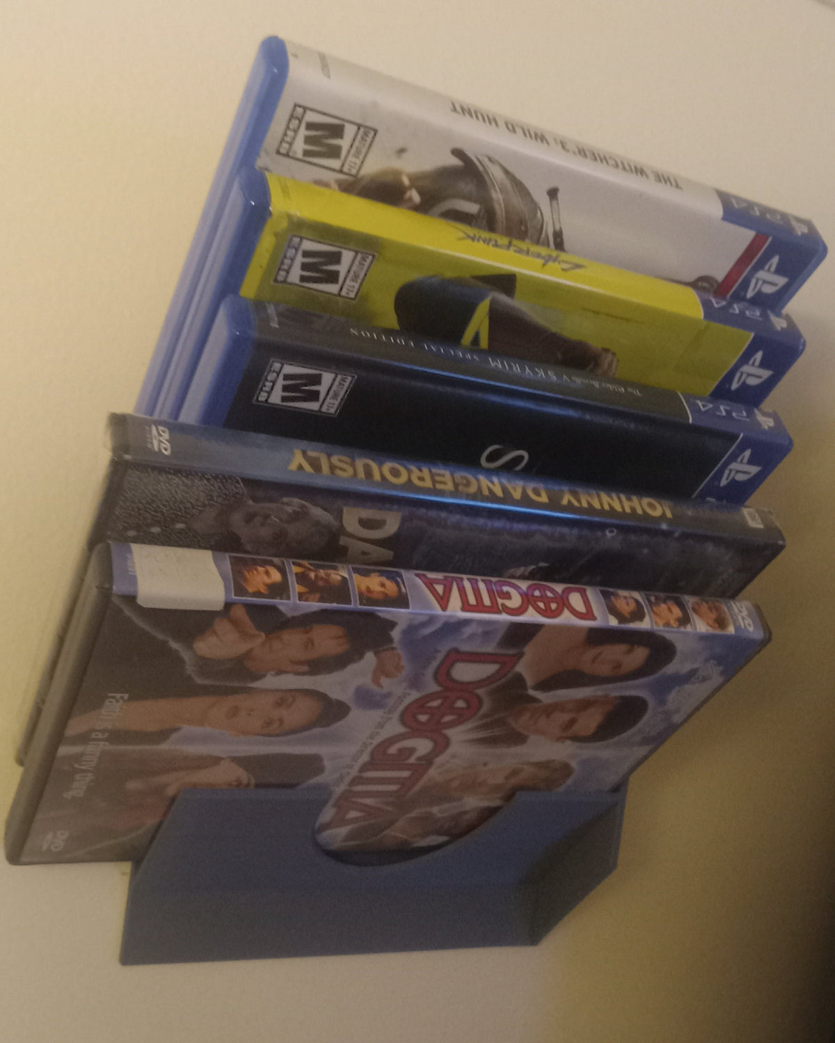 Modulärt väggställ för dvd-skivor, spel och Blu-ray