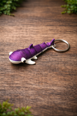 3D-printad hajnyckelring