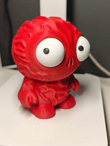 Närbild av rörliga ögon på chibifigur av Vecna med tokiga uttryck