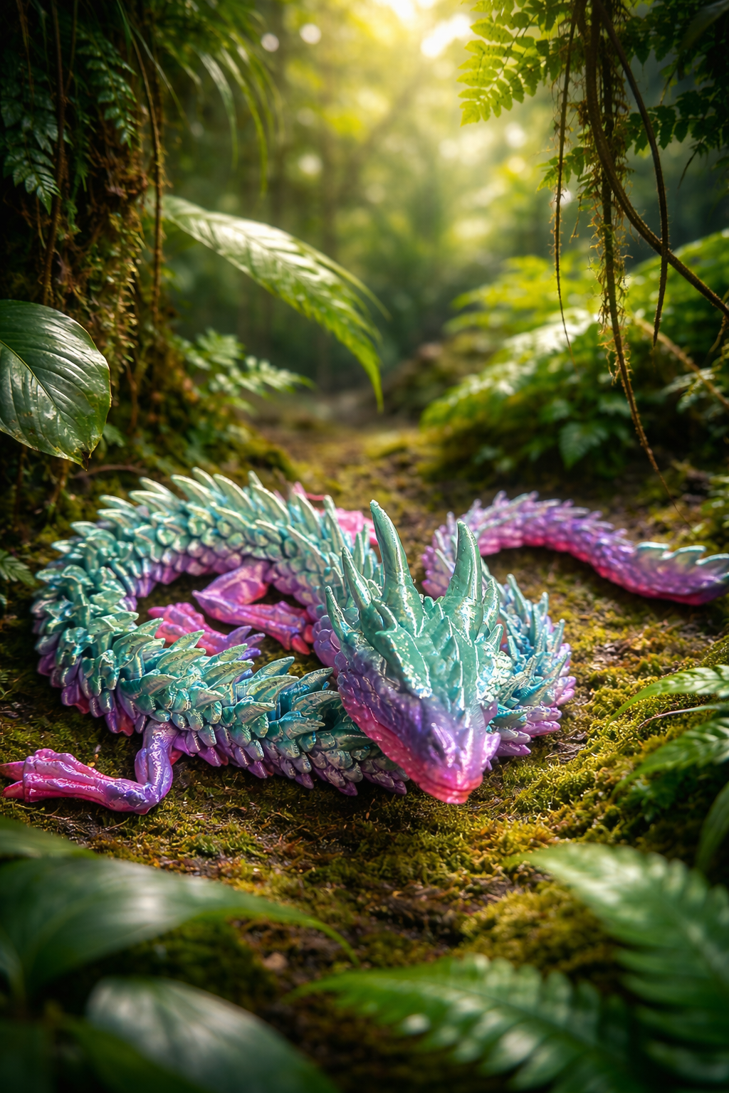 Flexibel dekorativ drake – 45 cm