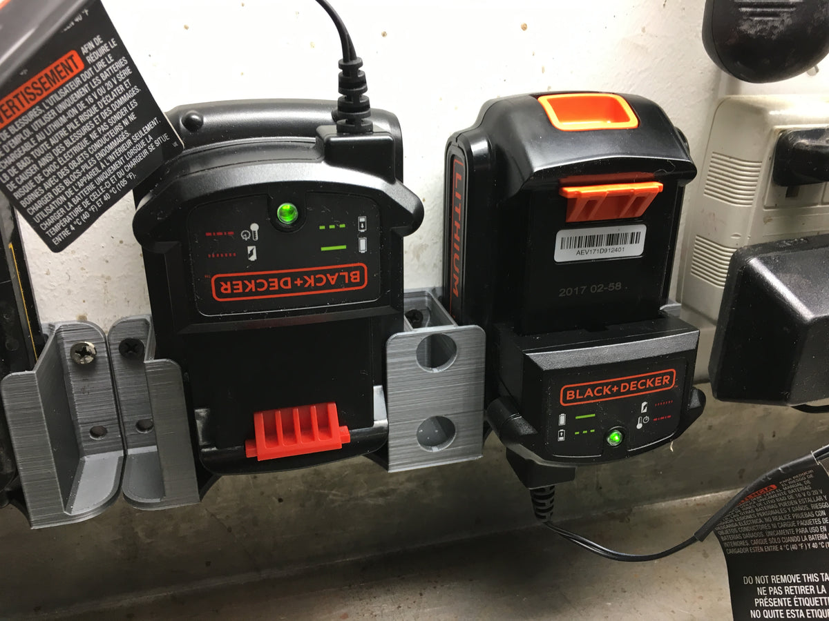 Batterihållare för Black & Decker / DeWalt 20V – enkel eller dubbel