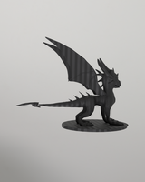 Draken Cynder från The Legend of Spyro – statisk staty