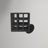 Infinity Cube med fot – kräver inga stöd