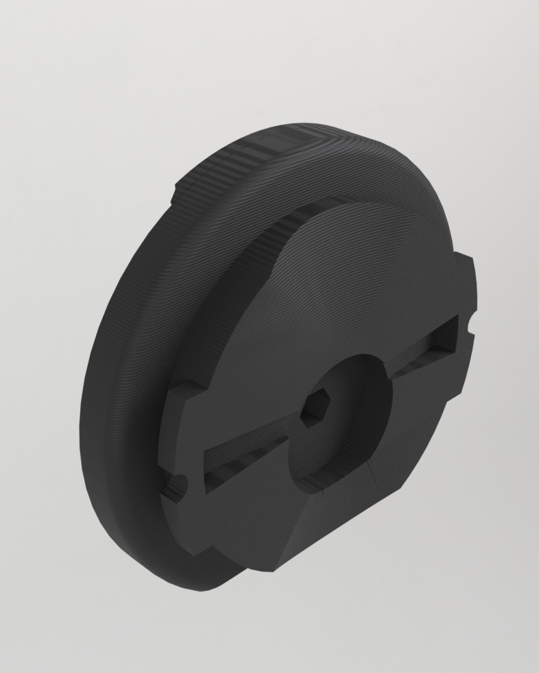 Adapter från Garmin eTrex till kvartsvarvsfäste
