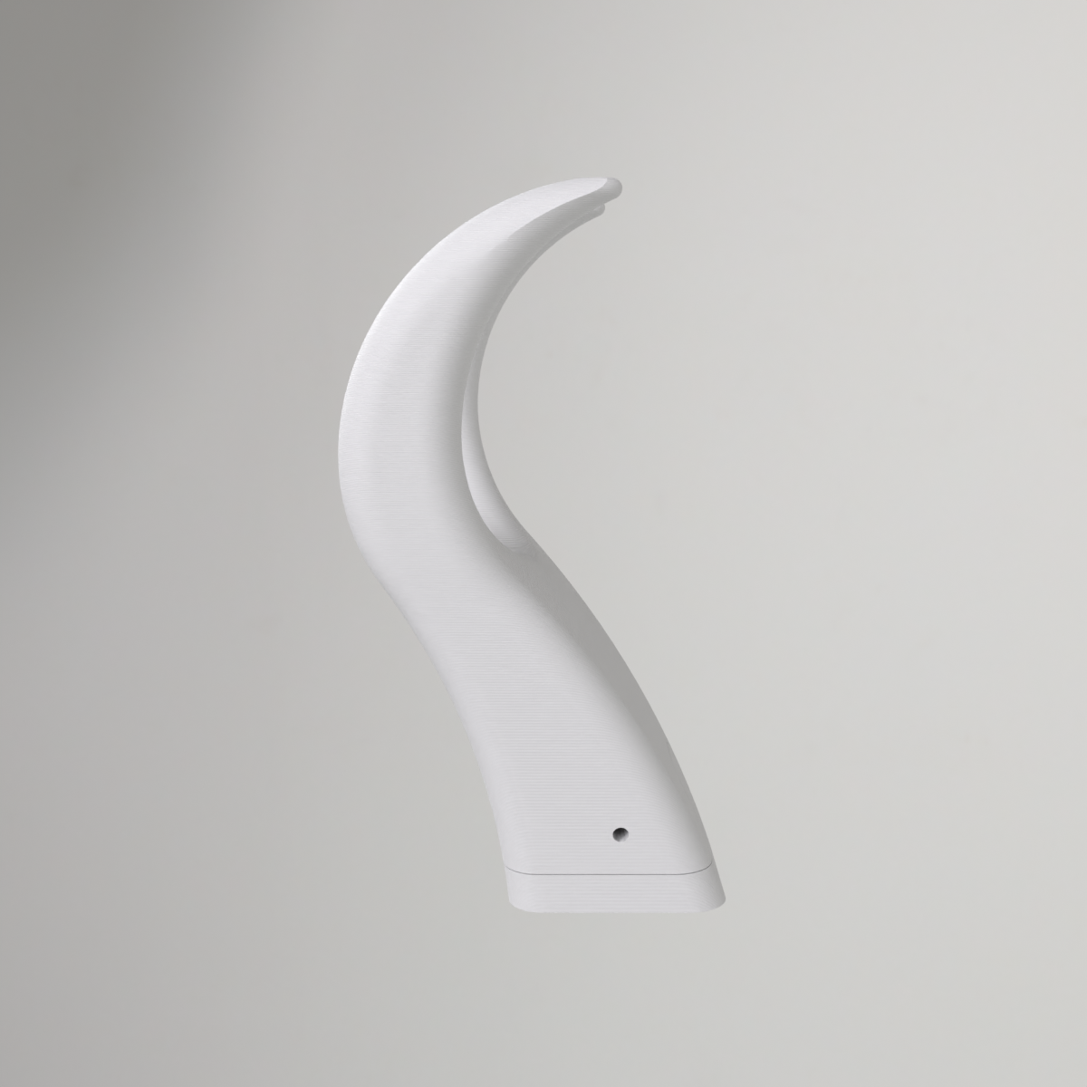 Minimalistiskt väggfäste för ukulele – tvådelad design