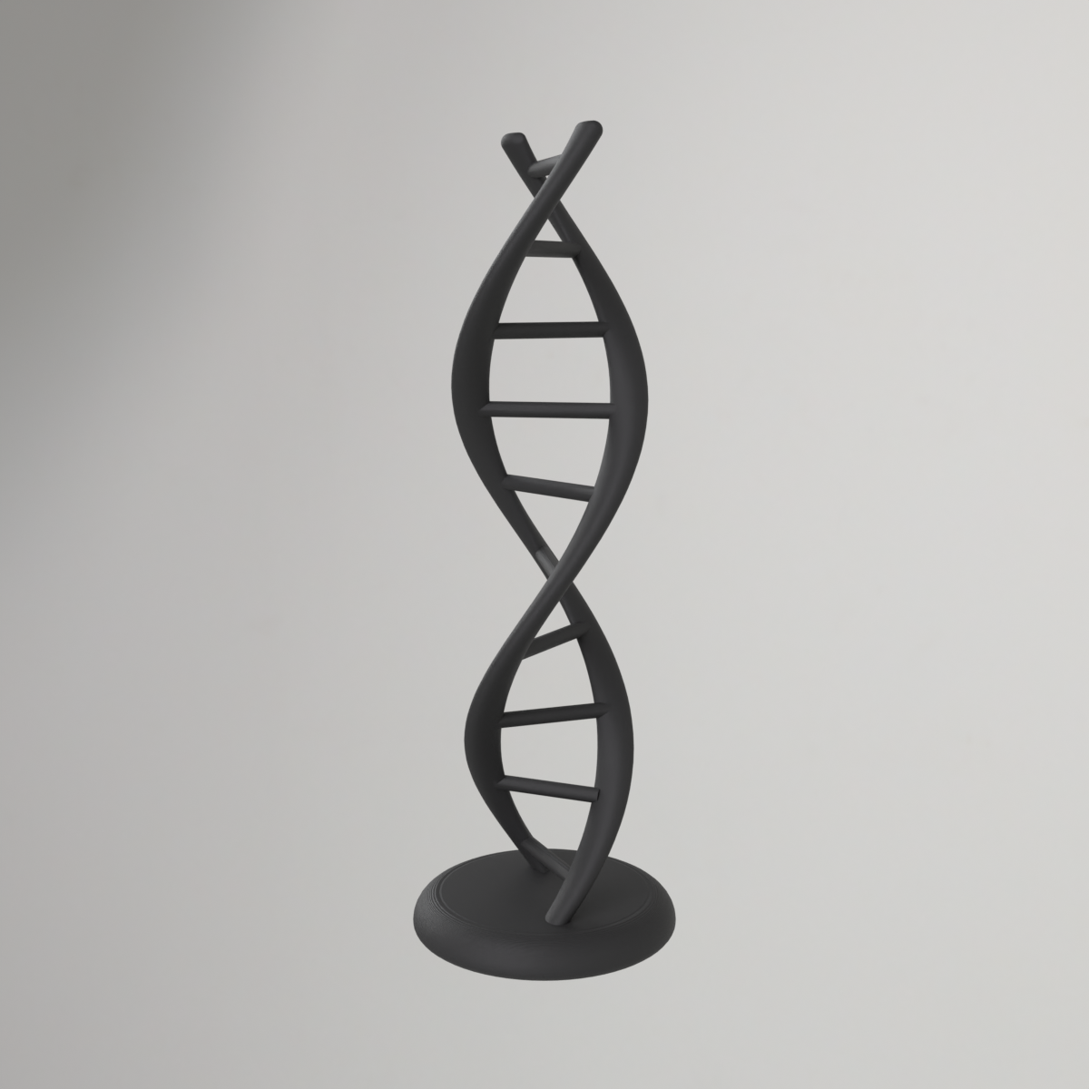 Dubbelhelix DNA-modell – kräver inga stöd