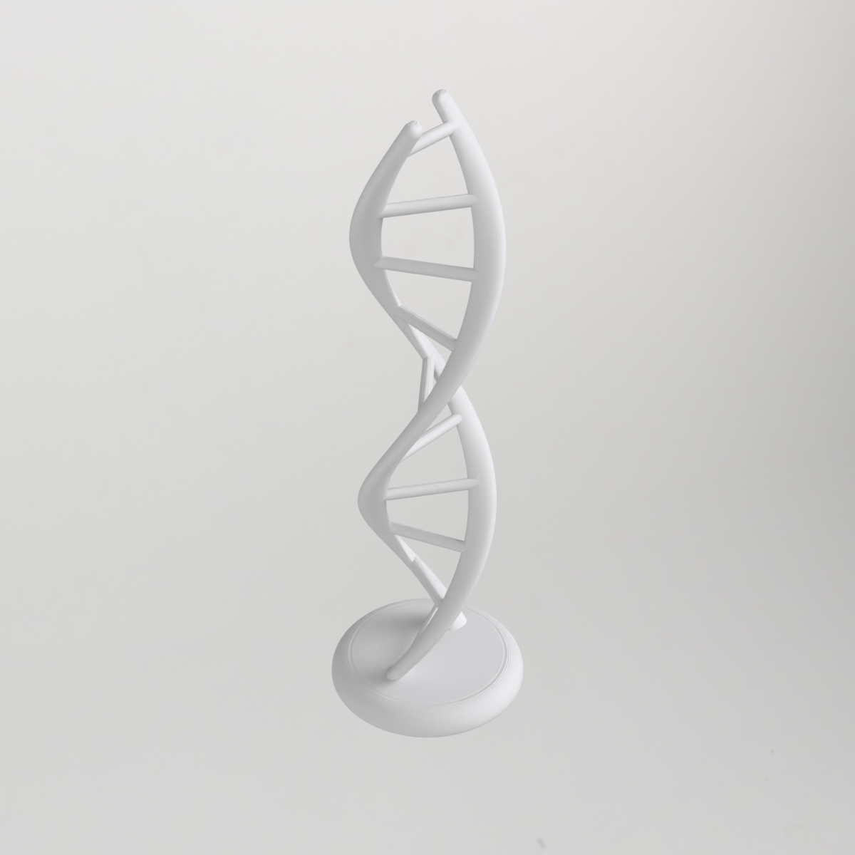 Dubbelhelix DNA-modell – kräver inga stöd