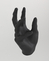 iPhone-ställ format som en hand – 3D-skannad mobilhållare