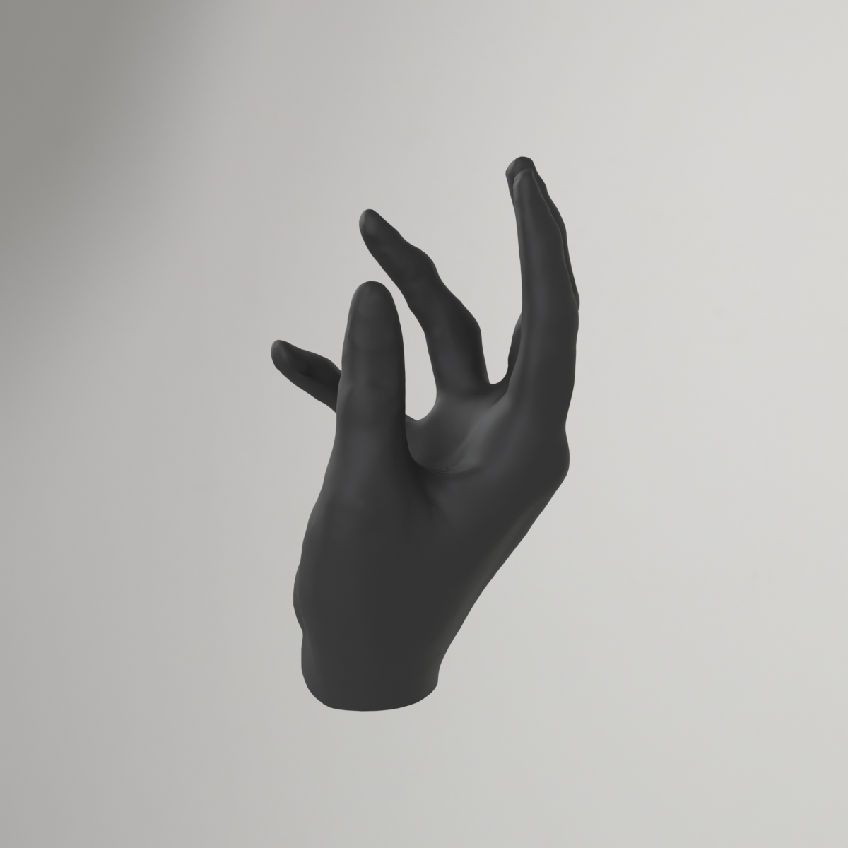 iPhone-ställ format som en hand – 3D-skannad mobilhållare