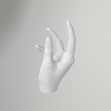 iPhone-ställ format som en hand – 3D-skannad mobilhållare