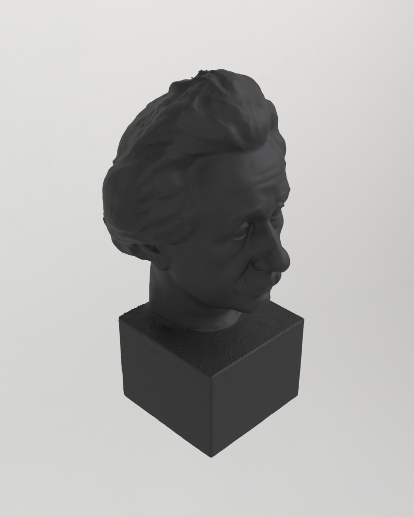 Byst av Albert Einstein från 3D-skanning – 34 cm