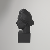 Byst av Albert Einstein från 3D-skanning – 34 cm