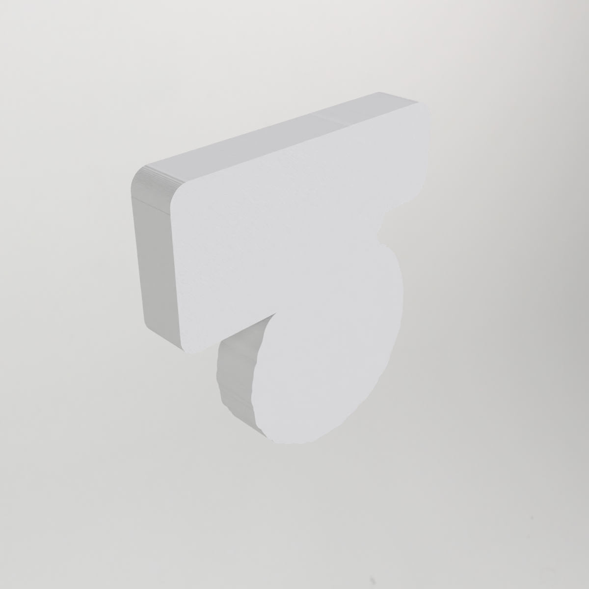 Bob Ross-logga som 3D-print