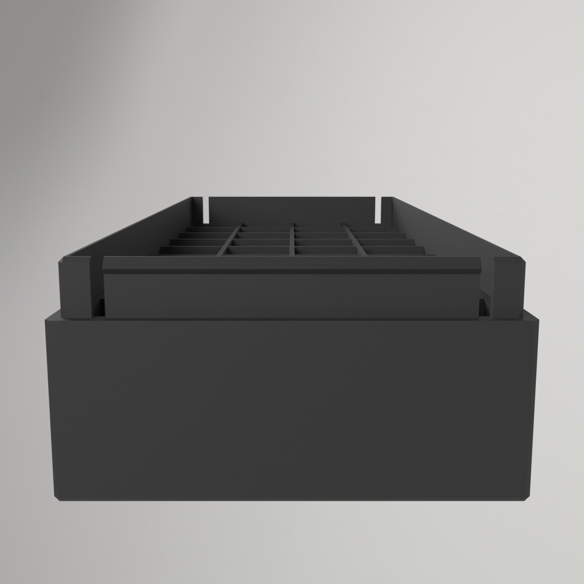 Förvaringslåda för AA- och AAA-batterier – rymmer 44 batterier