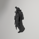 3D-printad Davy Jones-piratfigur
