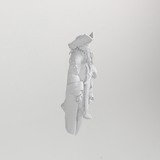 3D-printad Davy Jones-piratfigur