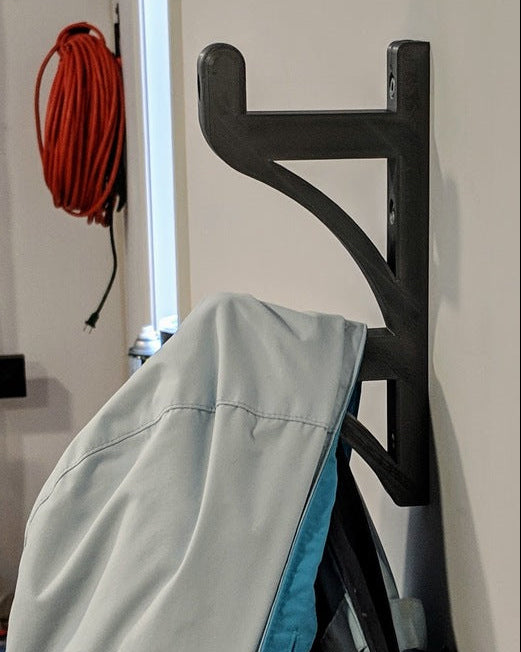 Kraftig garagekrok för kläder och slangar