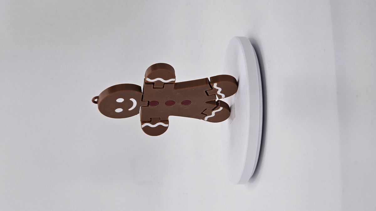 Rörlig pepparkaksgubbe som flexifigur