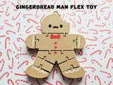 Rörlig pepparkaksgubbe som flexifigur