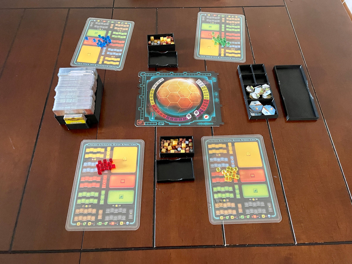 Organisatör för kortspelet Terraforming Mars