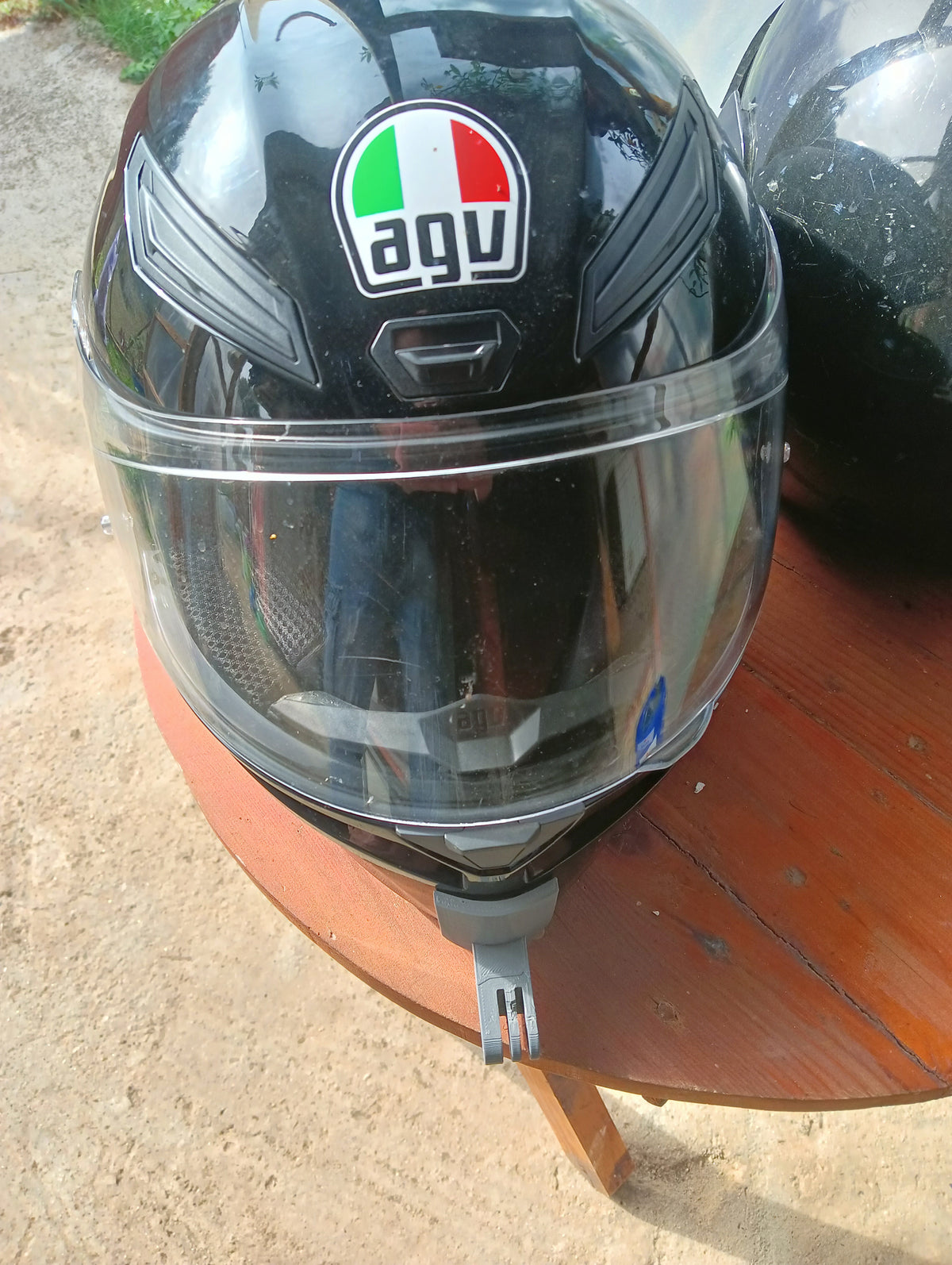 Hakfäste för actionkamera till AGV K1 / K1 S
