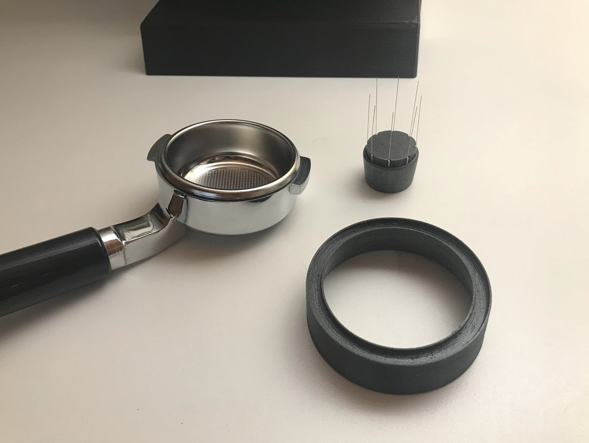 58 mm doseringstratt för espresso – exakt och utan spill