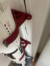 Vertikalt väggfäste för LEGO Saturn V i uppskjutningsrampstil