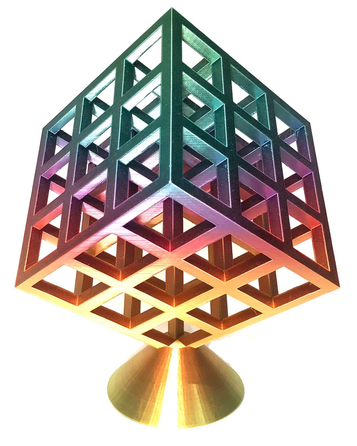 Infinity Cube med fot – kräver inga stöd