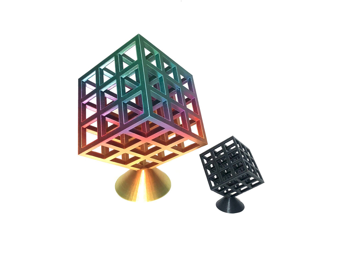 Infinity Cube med fot – kräver inga stöd