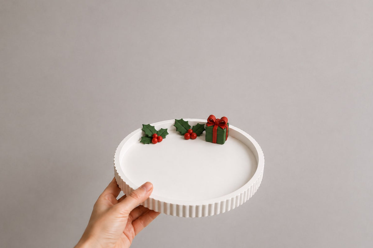 Liten julbricka för smycken och småsaker