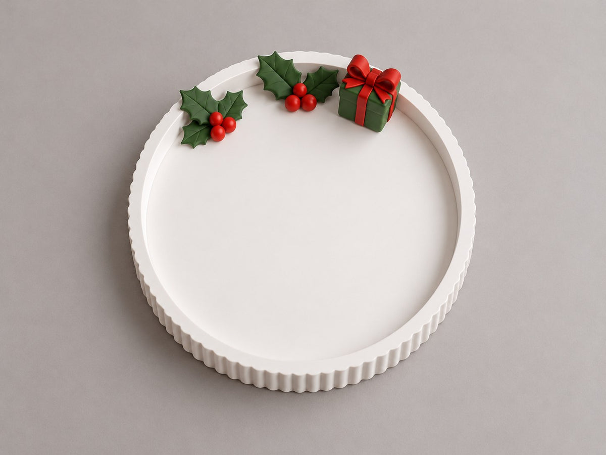 Liten julbricka för smycken och småsaker