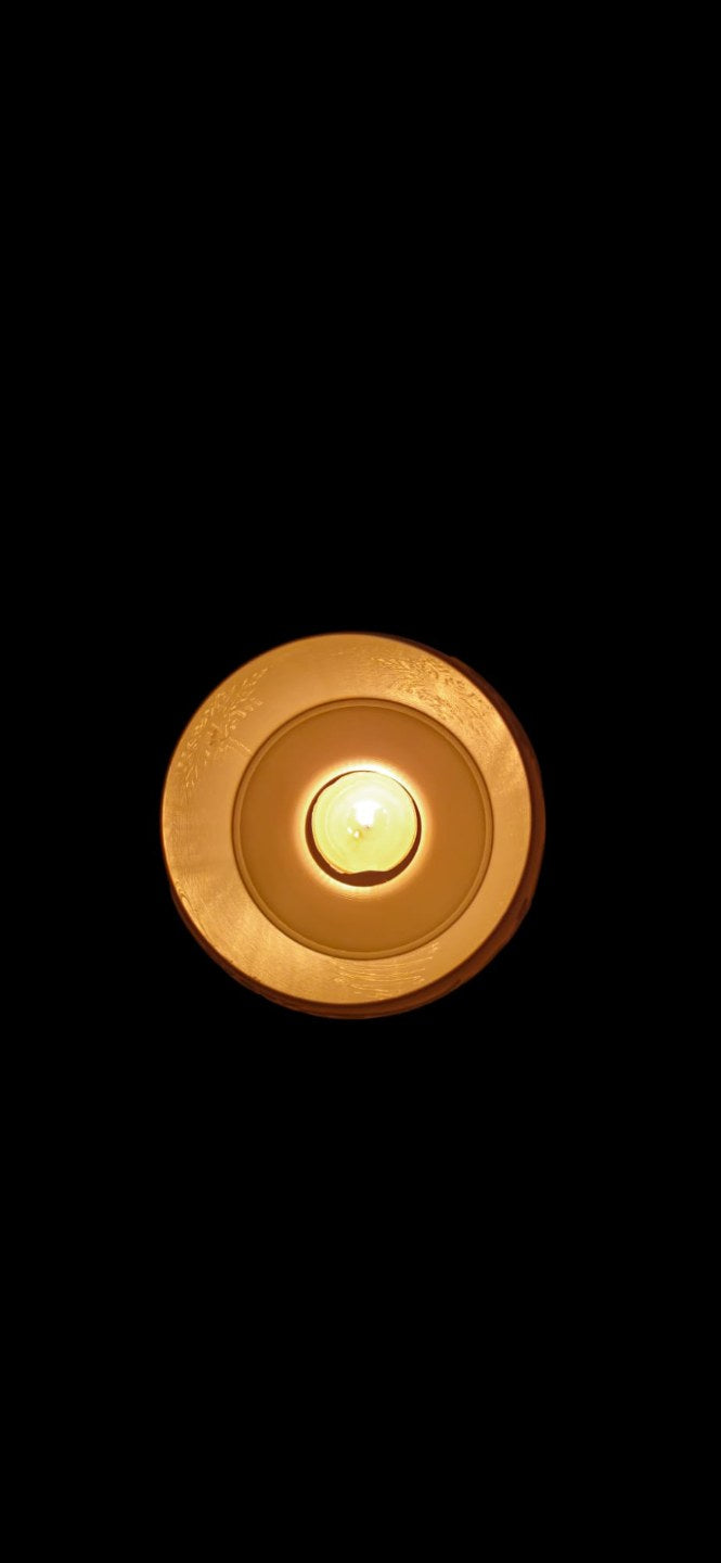 Jullampa för LED-värmeljus, 137 mm hög