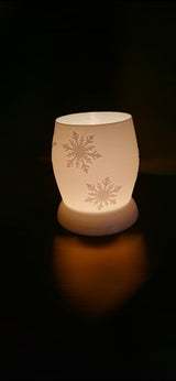 Jullampa för LED-värmeljus, 137 mm hög