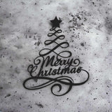 Juldekoration för väggen med Merry Christmas