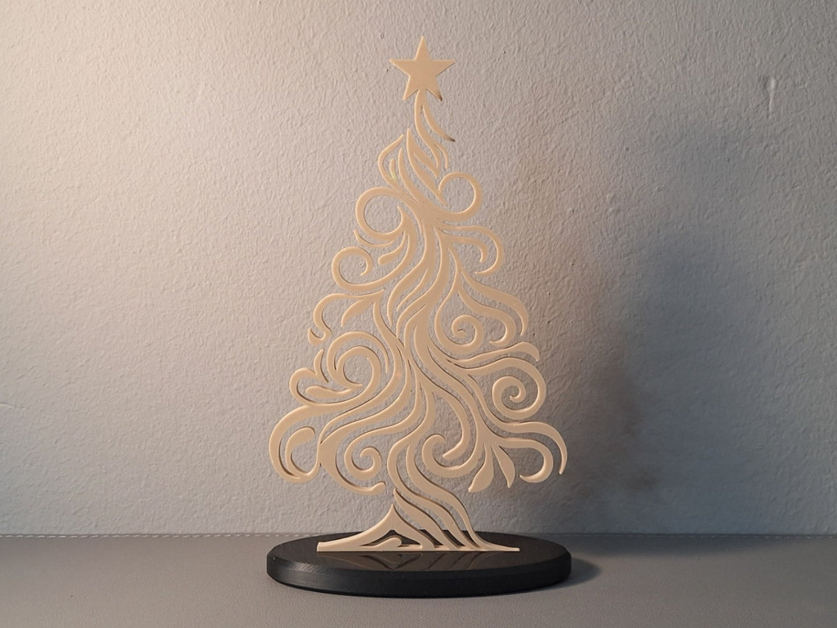 Modern abstrakt julgransfigur