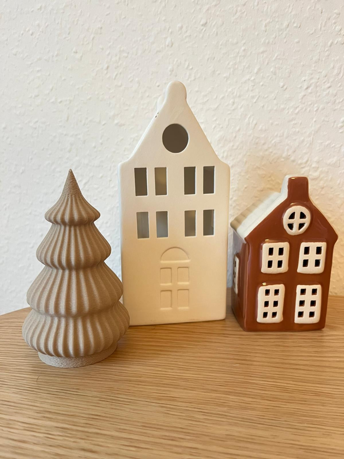 Modern minimalistisk julgransfigur