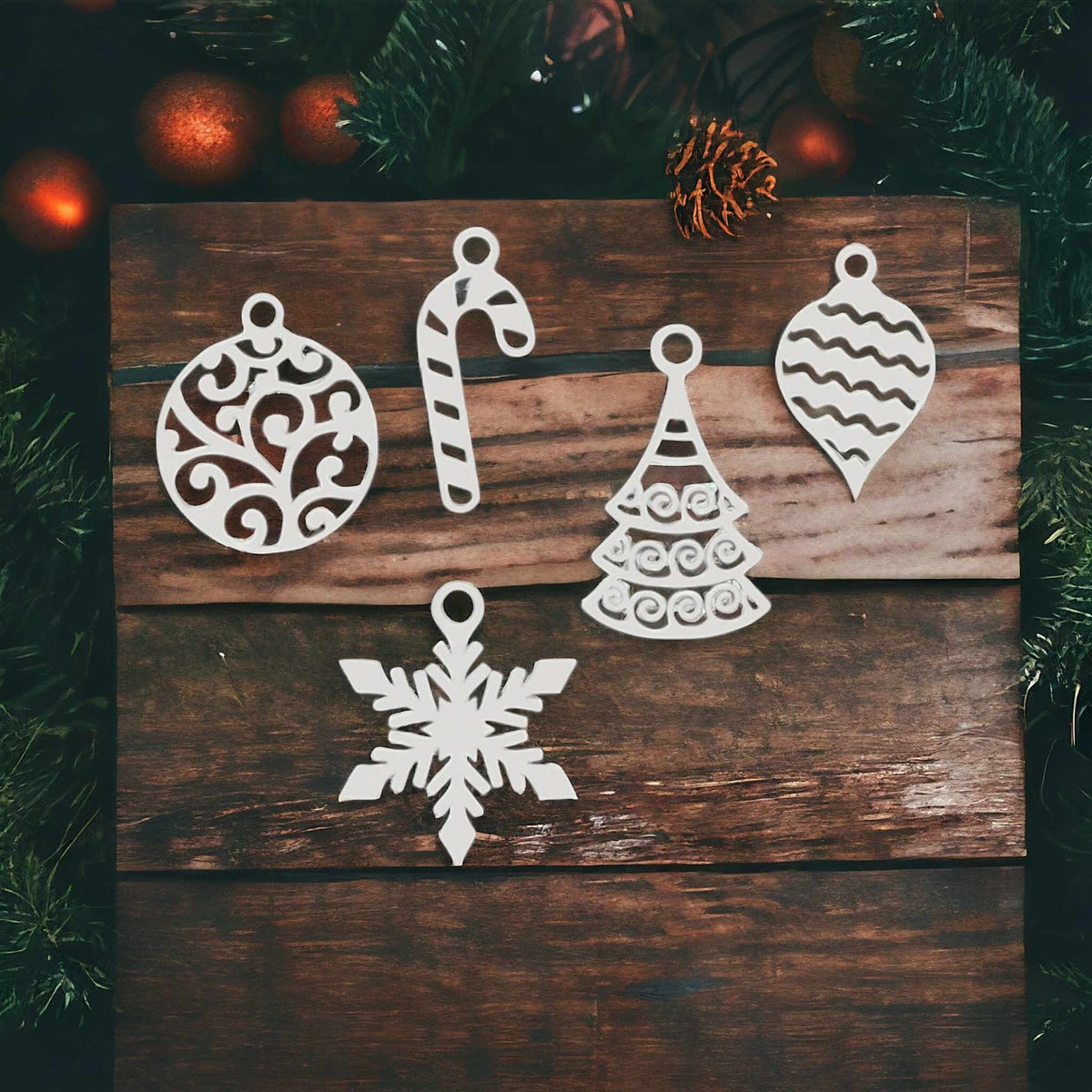 Julgransprydnader set nr 2