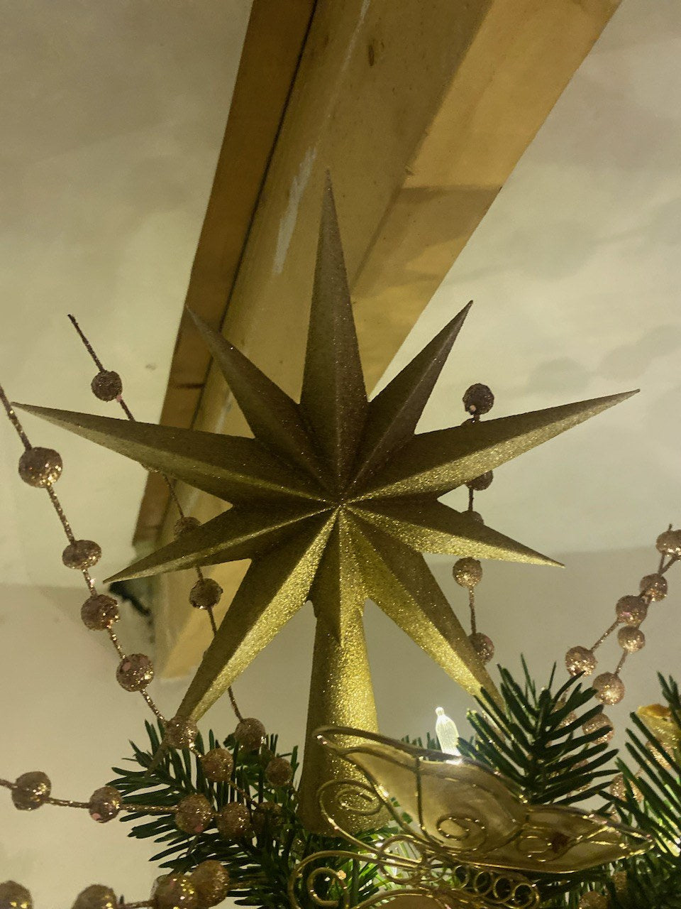 Julgransstjärna med tio uddar