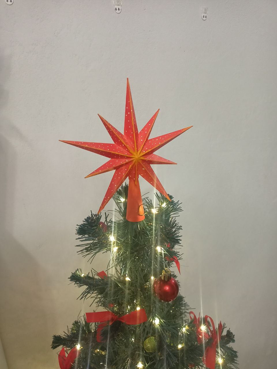 Julgransstjärna med tio uddar