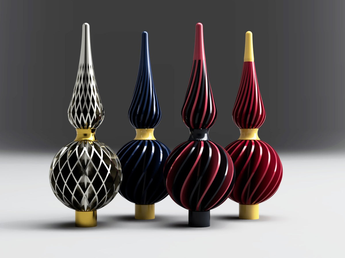 Julgranstopp i spirform 280 mm, modulär design
