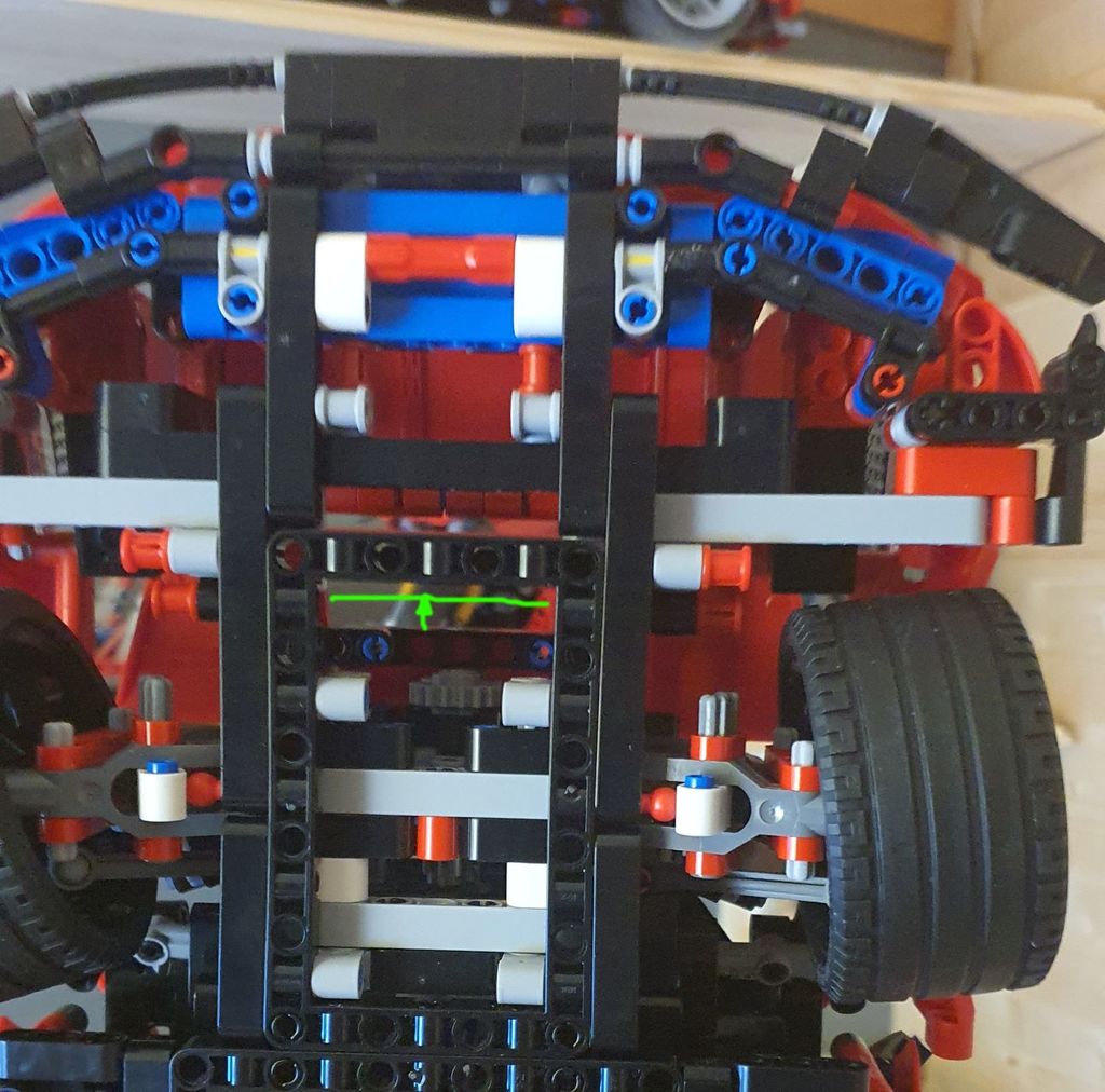 Väggkrok för LEGO 42125 Ferrari – visa upp den stående