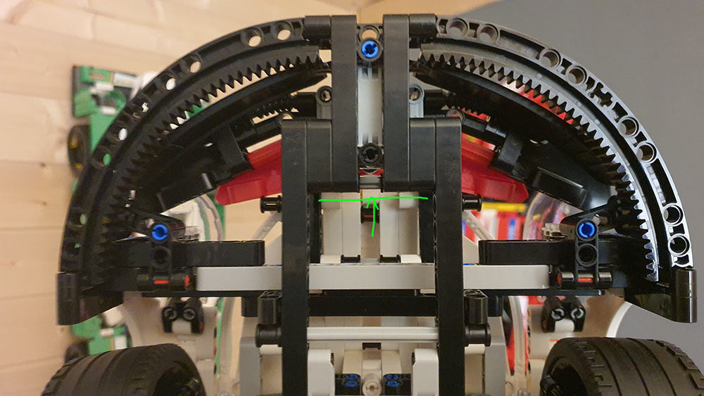 Väggkrok för LEGO Technic Porsche RSR