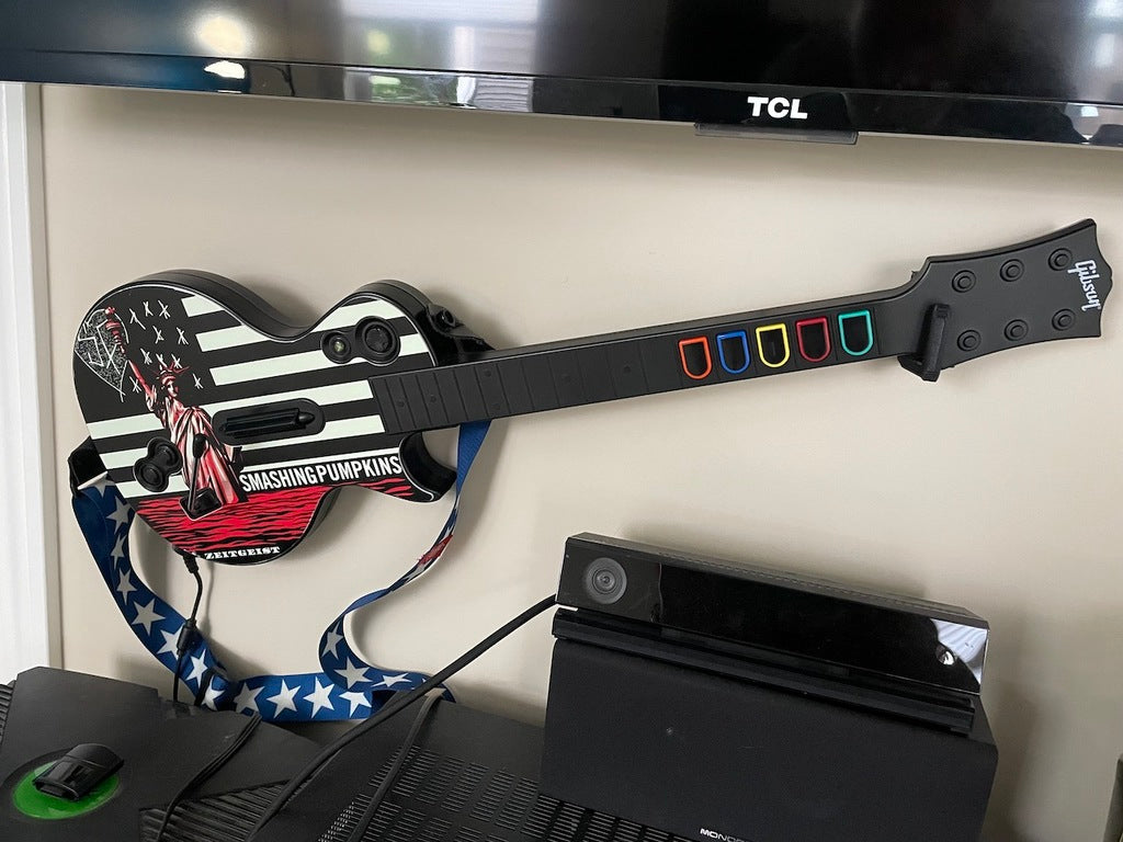 Liggande väggfäste för Guitar Hero – visa upp din gitarr