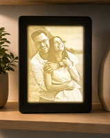 Personlig litofanlampa med ditt eget foto