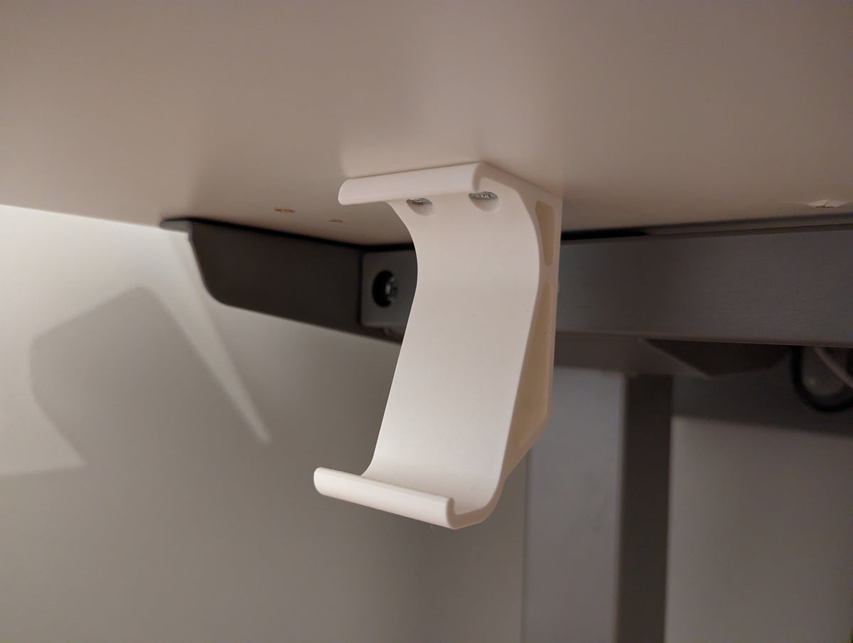 Fäste för Xbox-handkontroll under skrivbordet – prydlig gamingmiljö