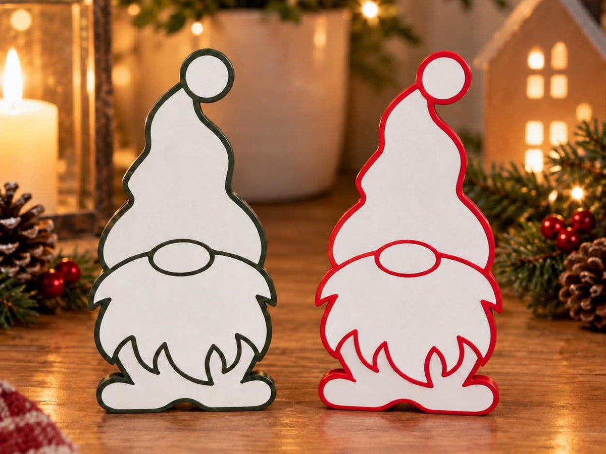 Söt tomtefigur till jul
