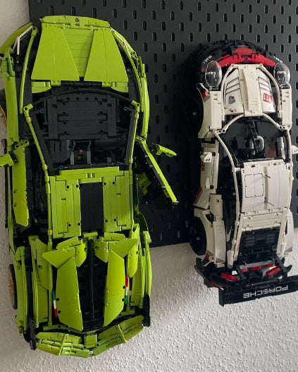 Väggfäste för LEGO Lamborghini Sian till IKEA Skådis