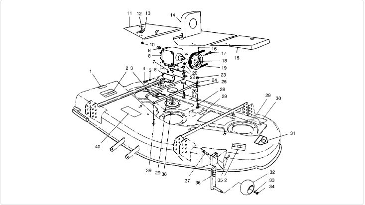 Reservsidohjul till TORO Groundsmaster 120 – del 32